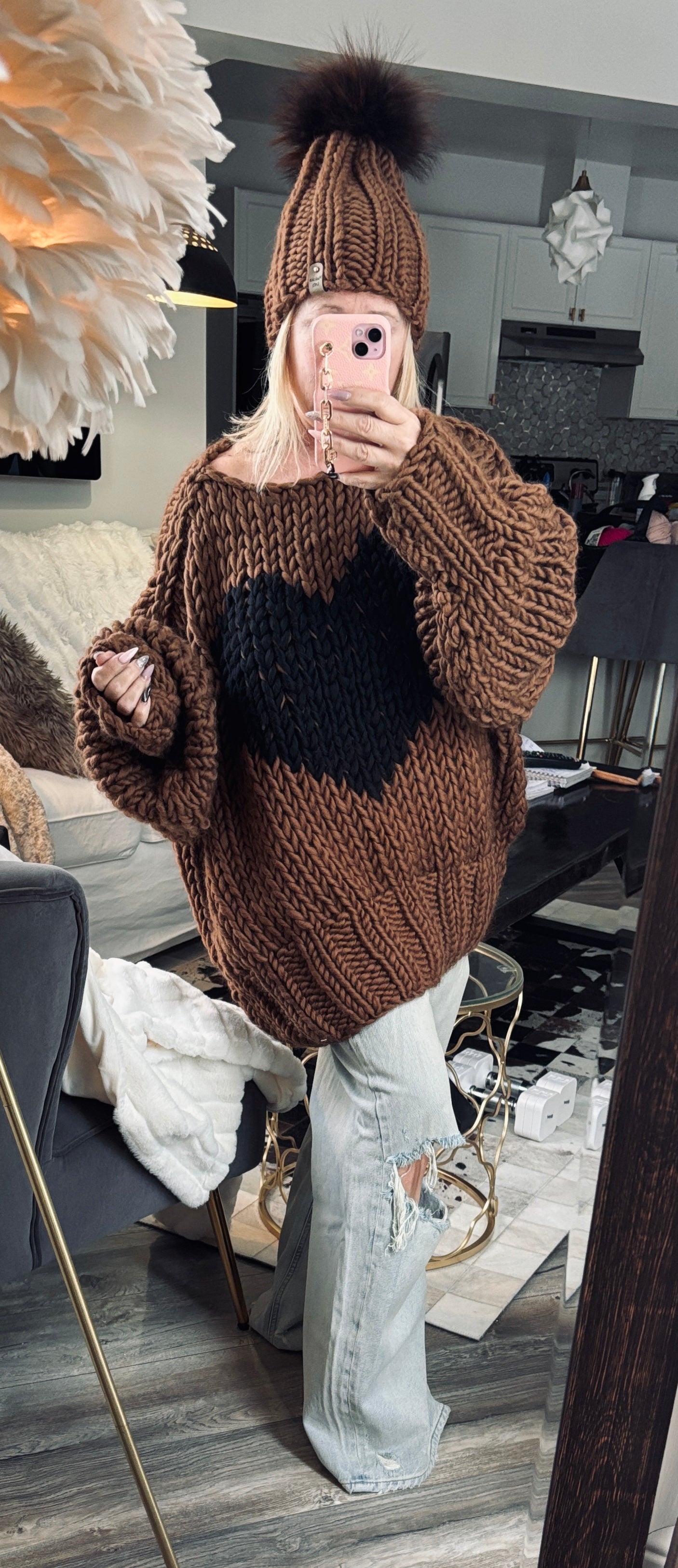 Love Heart Sweater Set