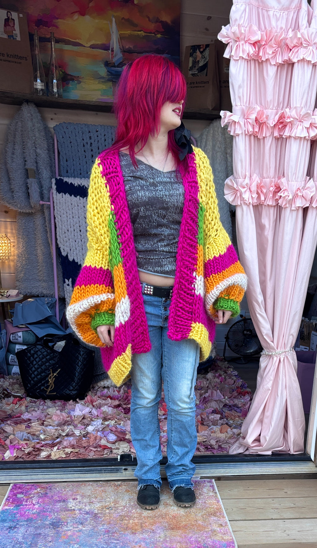 Ribbon Candy Cardigan