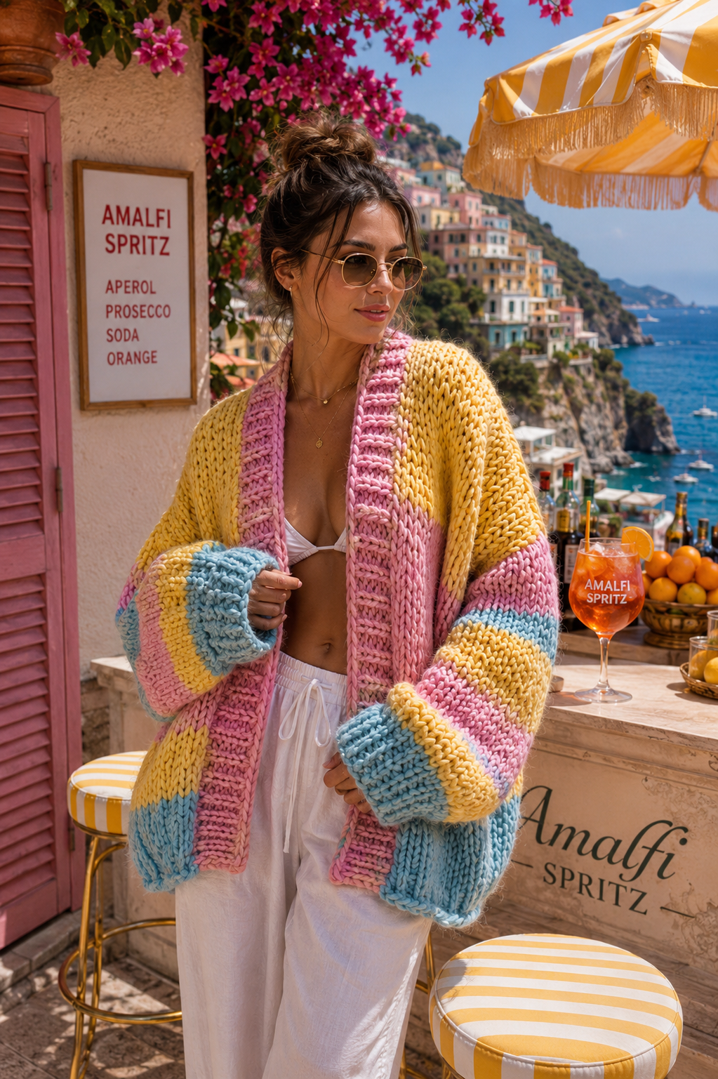 Ribbon Candy Cardigan