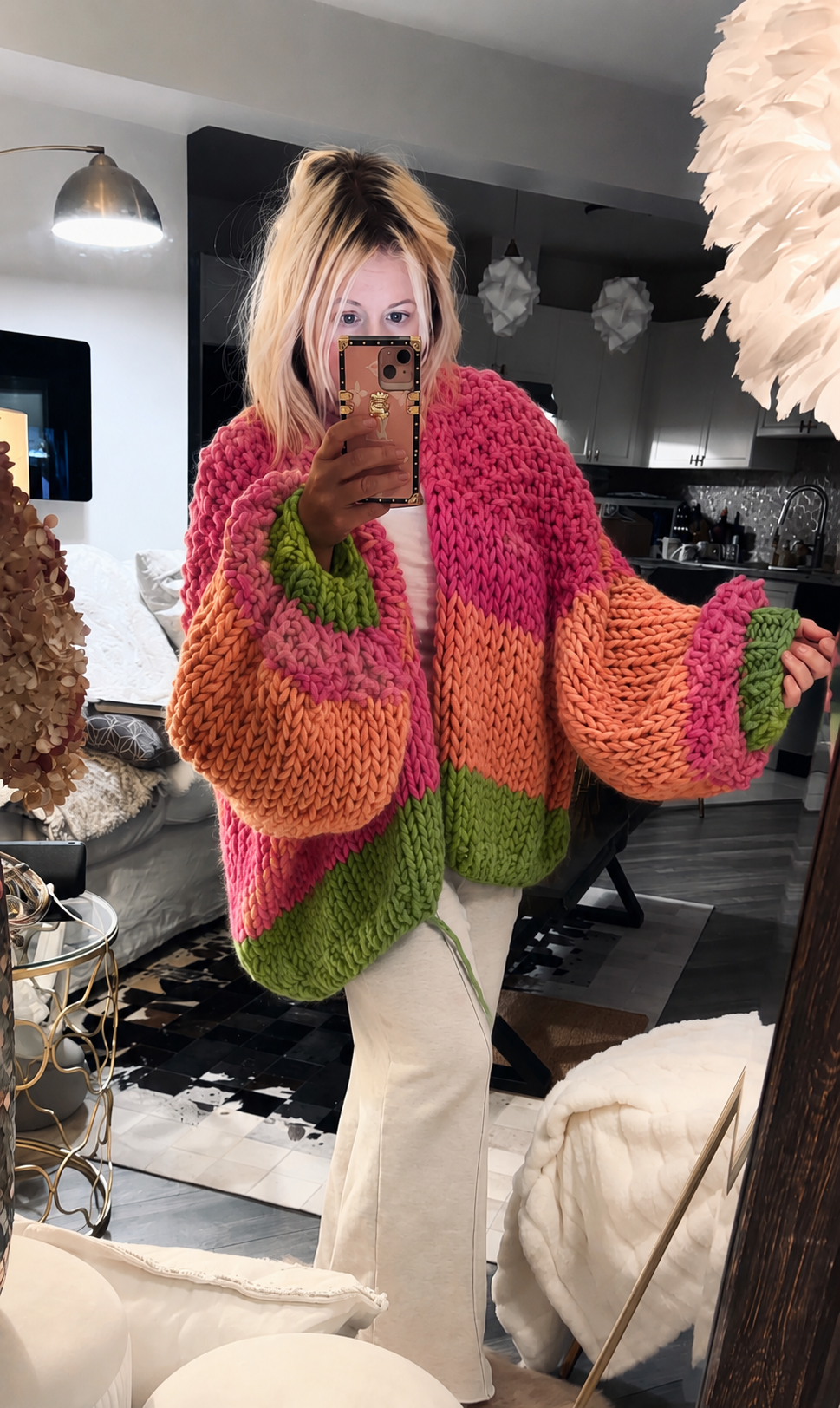 Ribbon Candy Cardigan