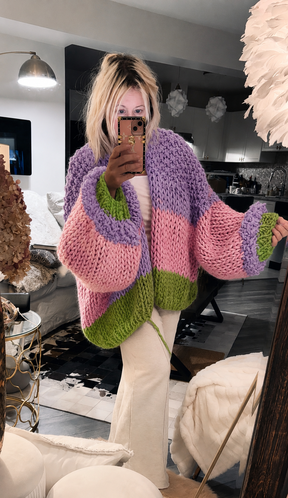 Ribbon Candy Cardigan