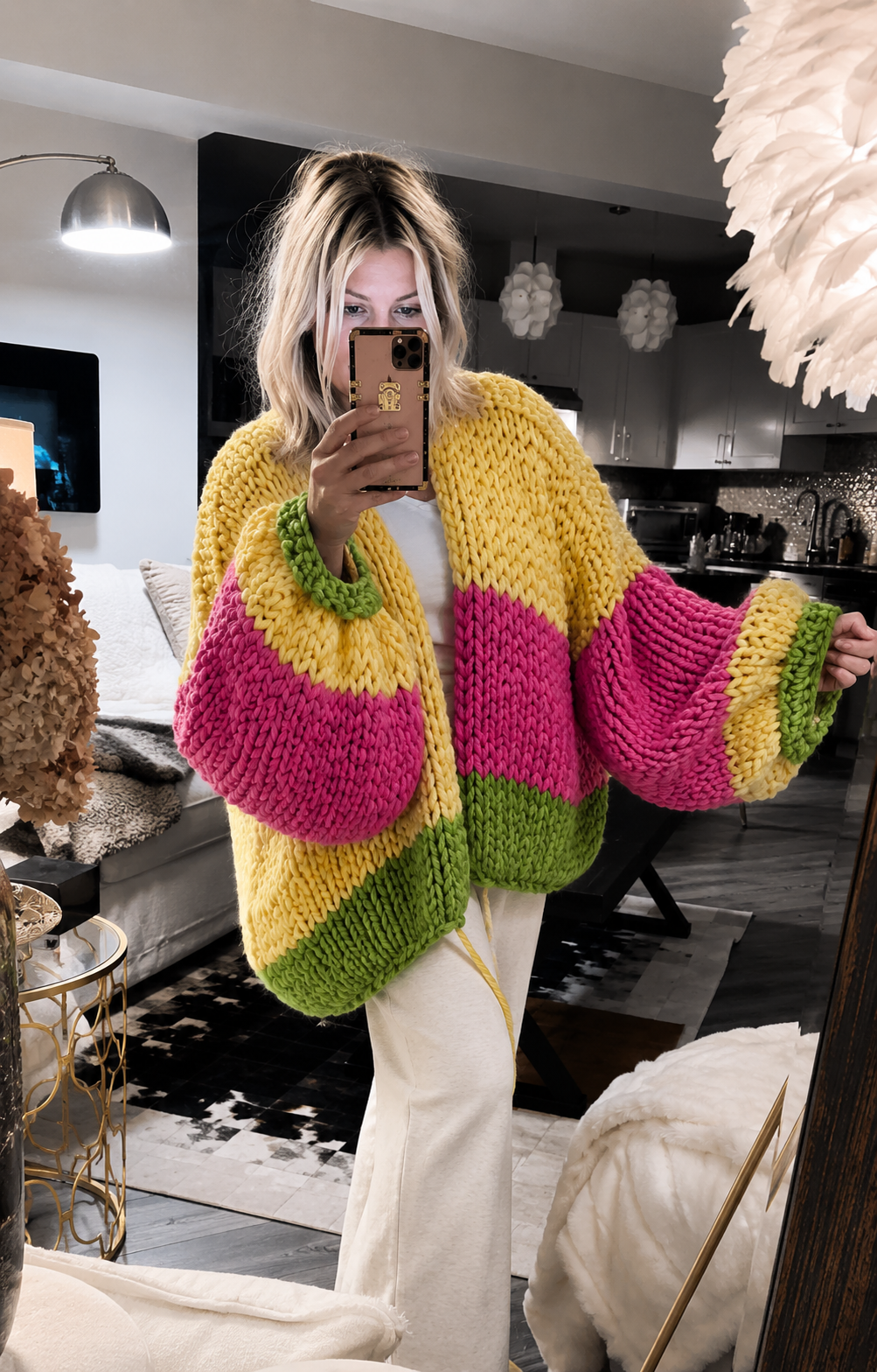 Ribbon Candy Cardigan