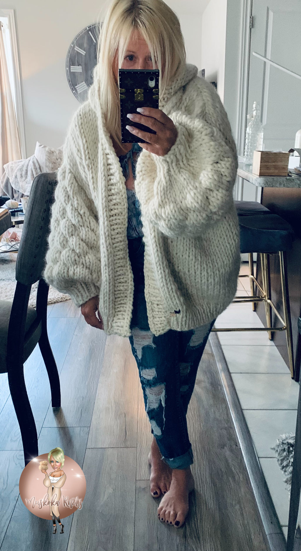 Snow Bunny Cardigan
