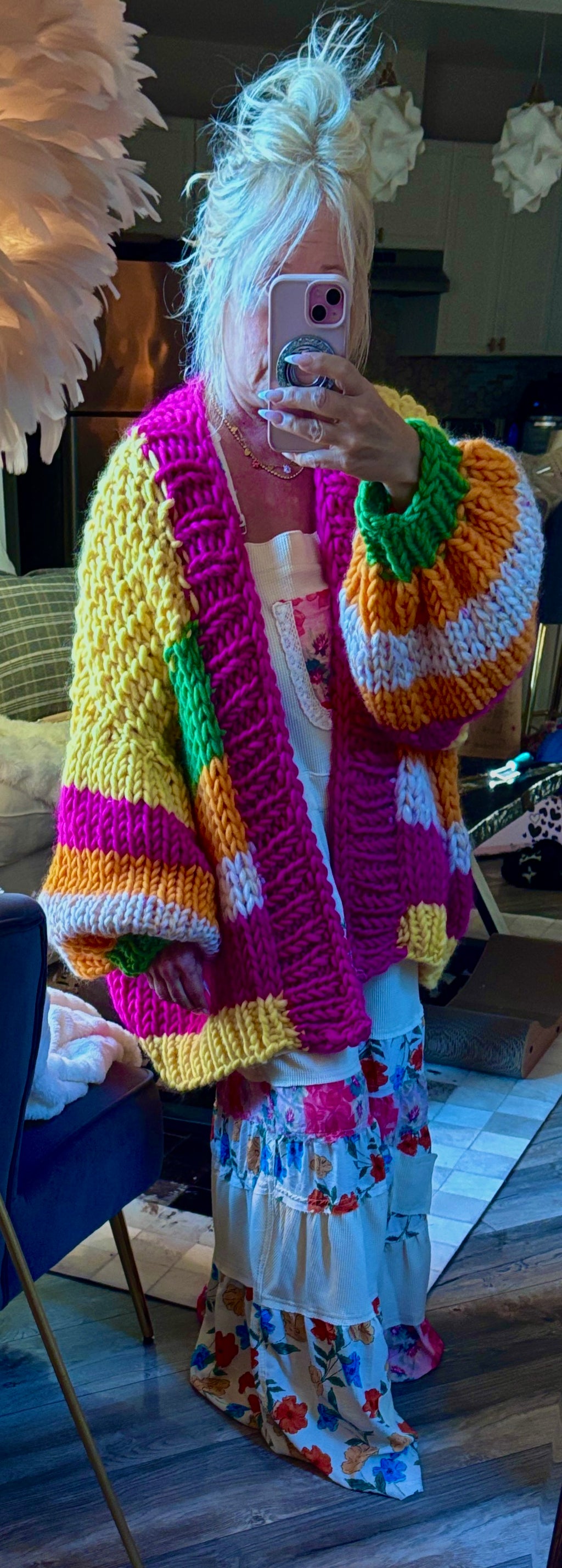 Ribbon Candy Cardigan