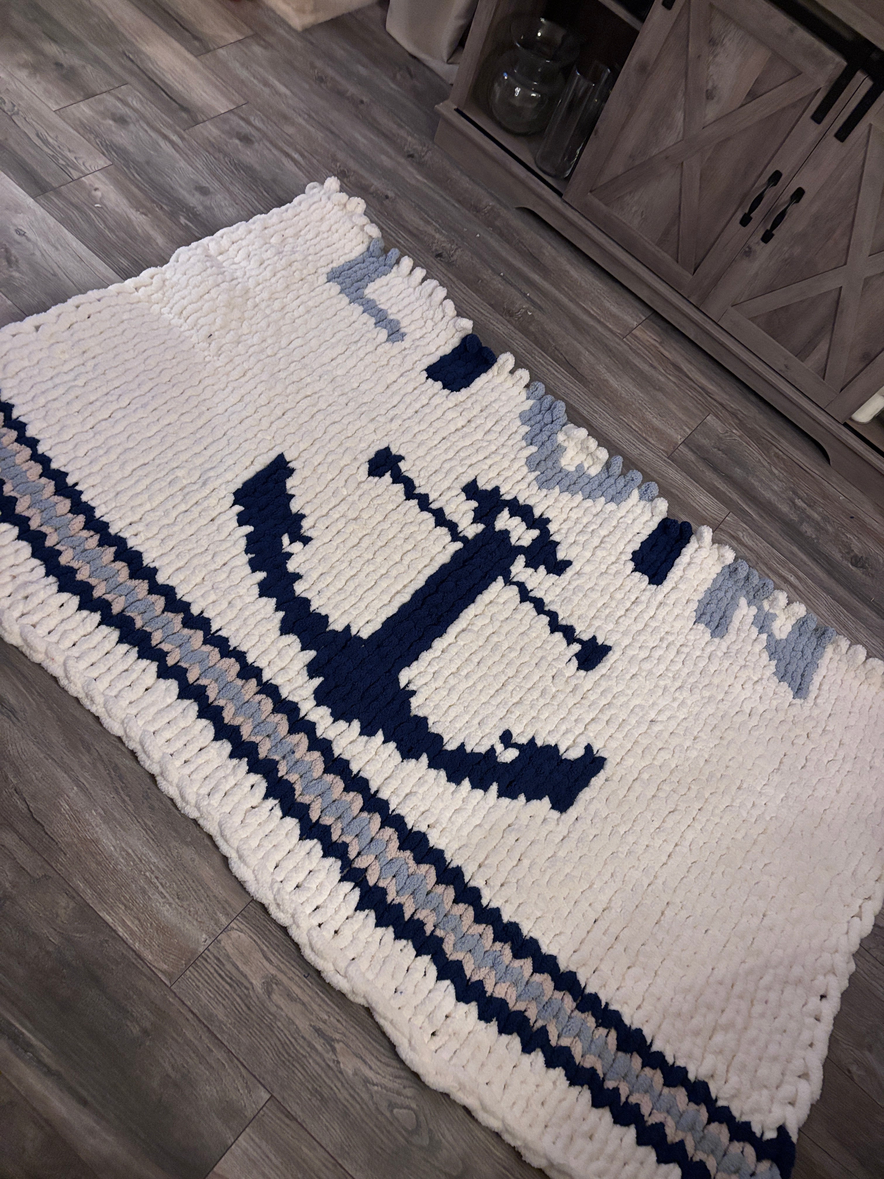 Custom Blanket Design | Personalized Chenille Blanket | Made Just for You