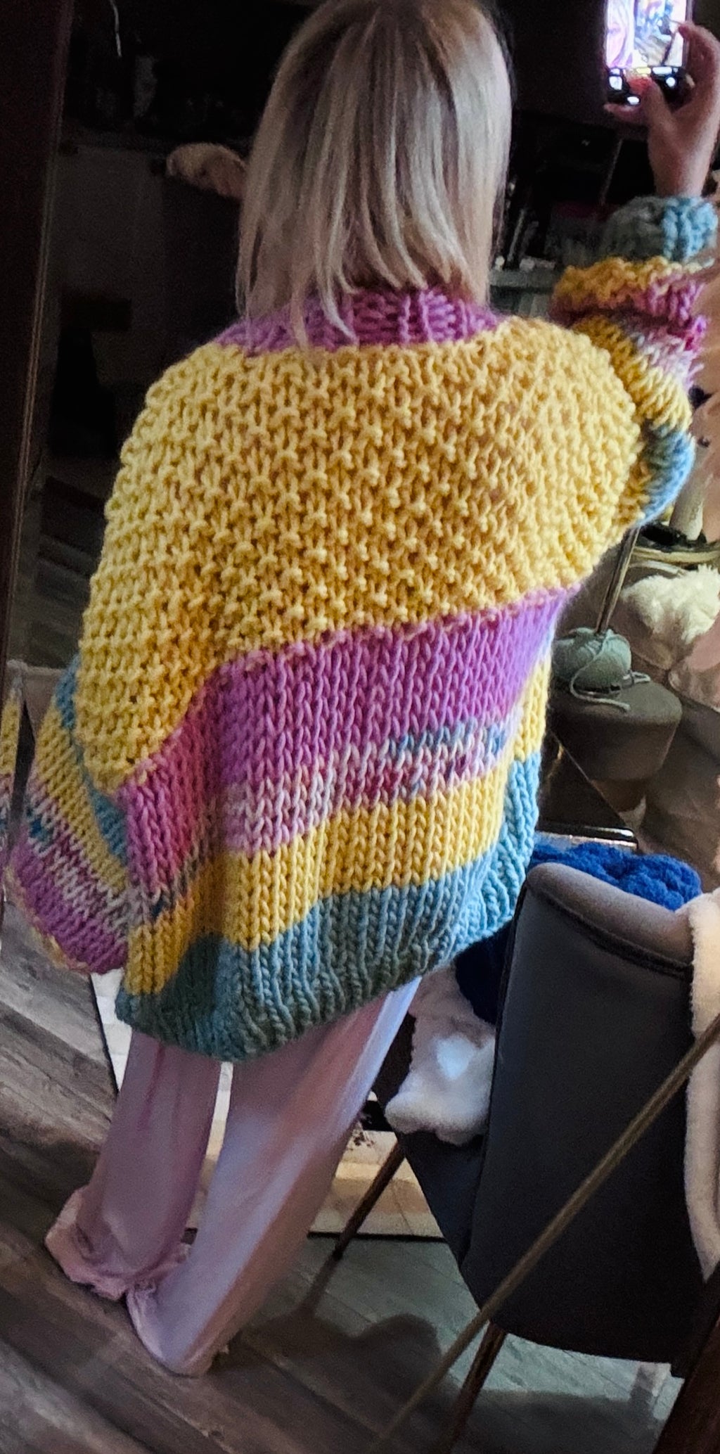 Ribbon Candy Cardigan